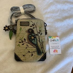 Chala bird small convertible handbag NWT